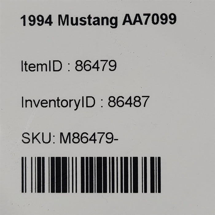 94-95 Mustang Gt Vacuum Storage Ball Can Oem Aa7099