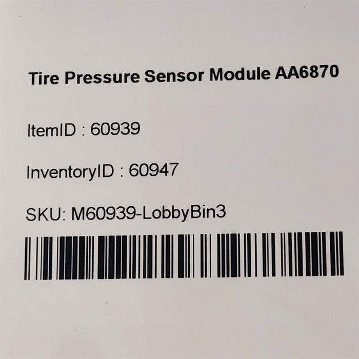 93-96 Corvette C4 Tpms Tire Pressure Sensor Module Gm 10161858 AA6870