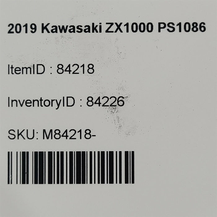17-19 Kawasaki Ninja Zx1000 W Rear Brake Rotor Disc Abs Ps1086