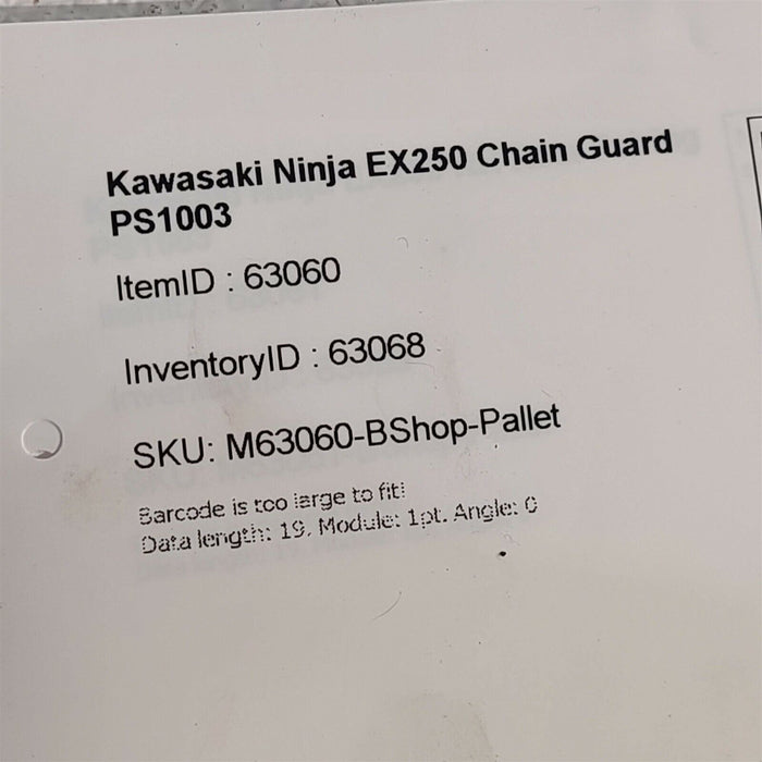 2008 Kawasaki Ninja EX250 Chain Guard PS1003
