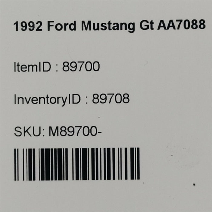 87-93 Mustang Lower Strut To Spindle Mounting Bolts Set (4) Oem Aa7088